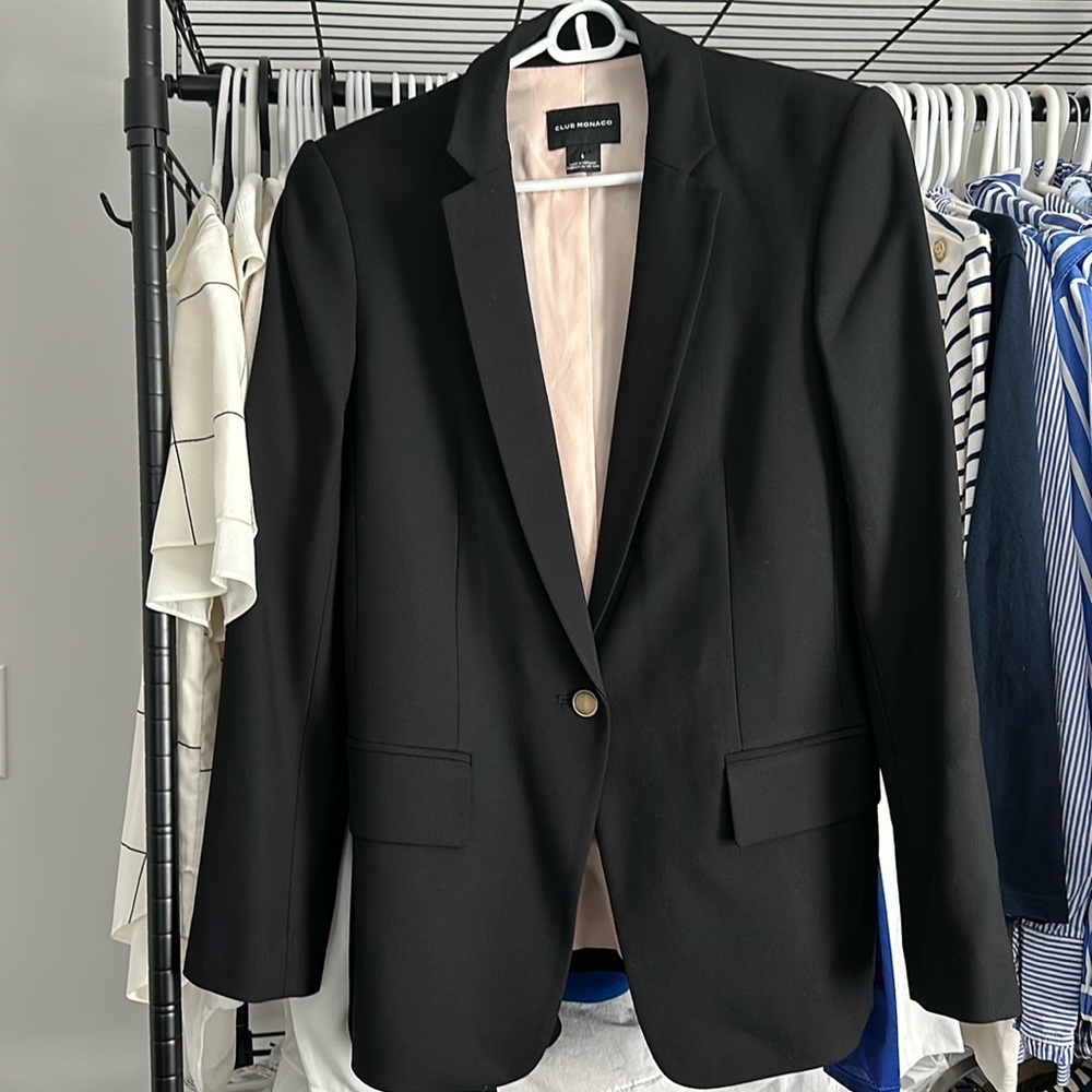 Club Monaco black Borrem blazer